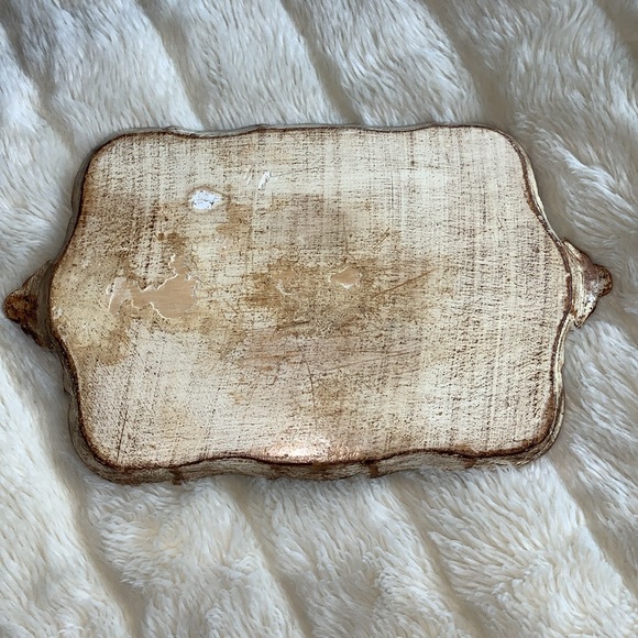 Vintage poppy floral Victorian serving tray - Picture 2 of 9